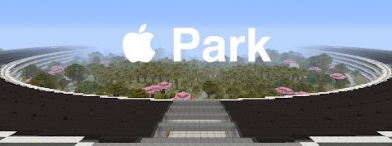 Fan cứng của Apple dành hơn 400 giờ để xây dựng trụ sở Apple Park trong Minecraft