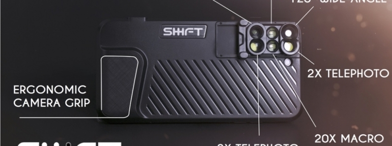 [Kickstarter] SHIFTCAM - vỏ bảo vệ kiêm phụ kiện mang hệ 6 ống kính lên iPhone 7 Plus