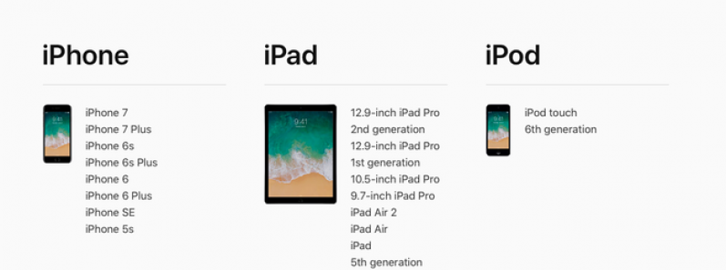 Danh sách các thiết bị được cập nhật iOS 11: iPhone 5, iPhone 5c, iPad 4 ơi, hãy an giấc ngàn thu nhé!