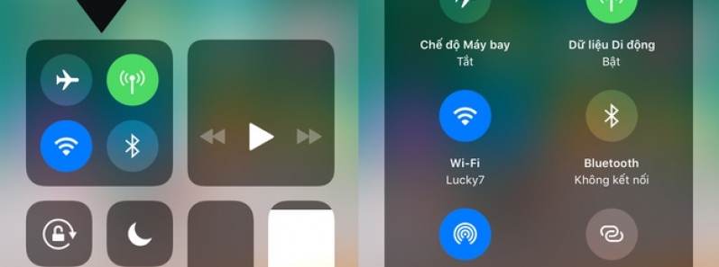 Sau bao nhiêu năm, cuối cùng Apple đã cho phép tùy biến Control Center trên iOS 11, và đây là hình ảnh thực tế: có bật 3G/4G