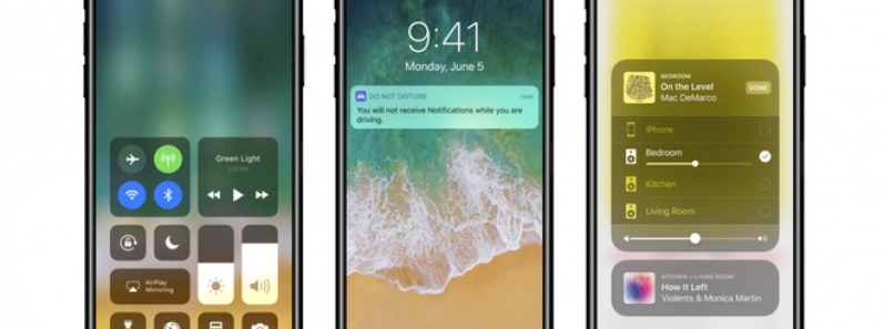 Mãn nhãn với iOS 11 chạy trên iPhone 8 được dựng lại từ tin đồn