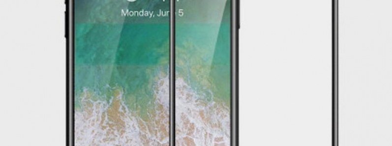 Rò rỉ hình ảnh thiết kế iPhone 8, hoàn toàn không có viền màn hình, cảm biến vân tay tích hợp trên Function Area