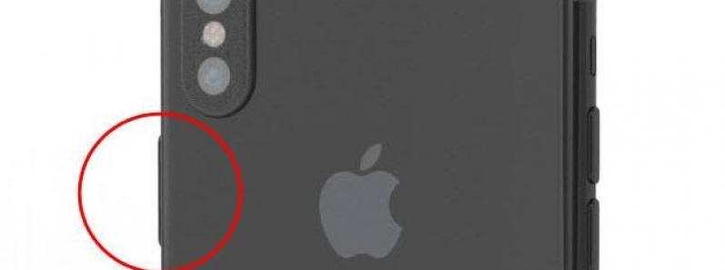 Hình ảnh iPhone 8 bất ngờ xuất hiện với nút nguồn to bất thường
