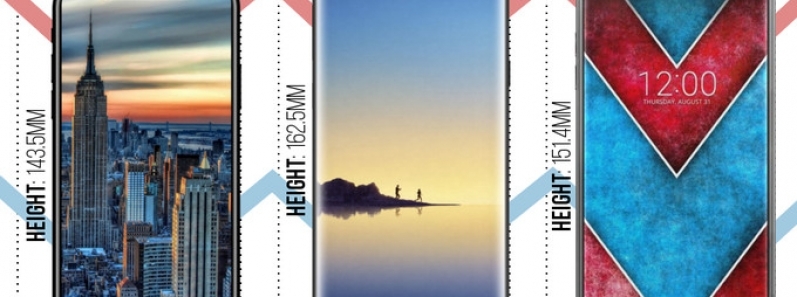 Đọ dáng giữa bộ 3 siêu phẩm cuối năm 2017: iPhone 8, Galaxy Note 8 và LG V30