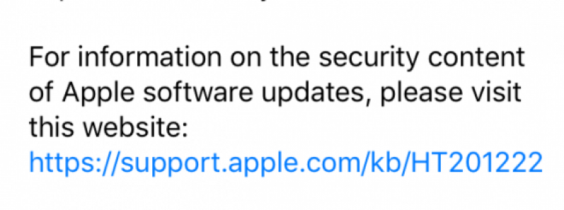 Apple phát hành bản cập nhật vá lỗi bảo mật đầu tiên cho iOS 11
