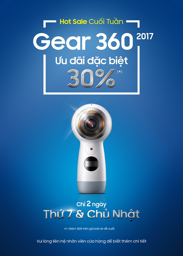 Gear s3 2017 ưu đãi đặc biệt tháng 8 giảm 30%